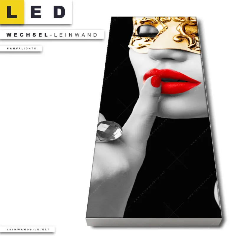 Led Wechsel Leinwand Unser Geheimnis Schmal Produktvorschau