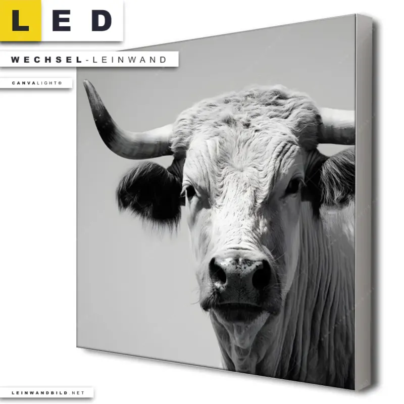 Led Wechsel Leinwand Weisser Bulle Quadrat Produktvorschau