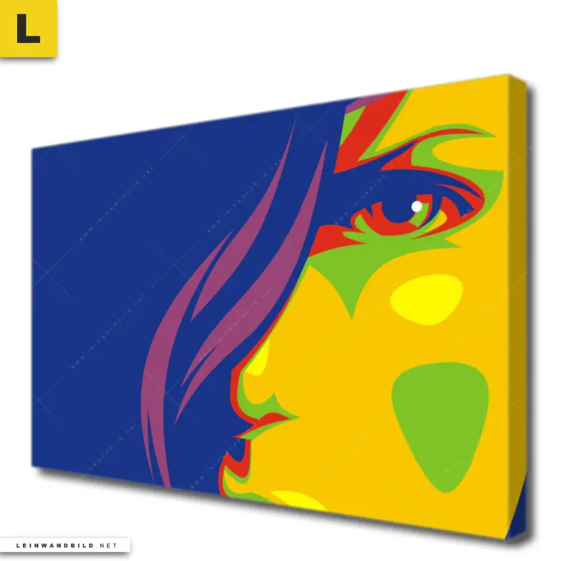 Leinwandbild Abstrakte Frau No 1 Querformat Produktvorschau