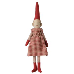 Maileg - Pixy, Größe 1 - Mädchen - Rotes Kleid