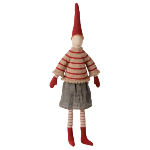 Maileg - Pixy, Größe 3 - Mädchen - Gestrickter Pullover gestreift