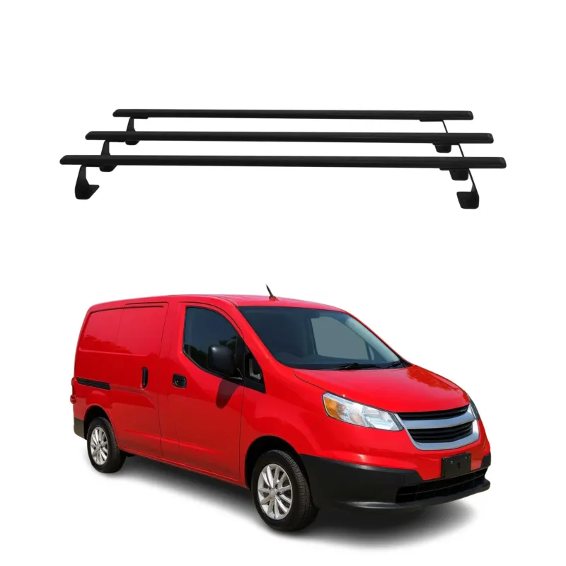 OMAC Dachträger Grundtäger für VW Caddy 2020-2026 75kg Stahl Schwarz 3 tlg