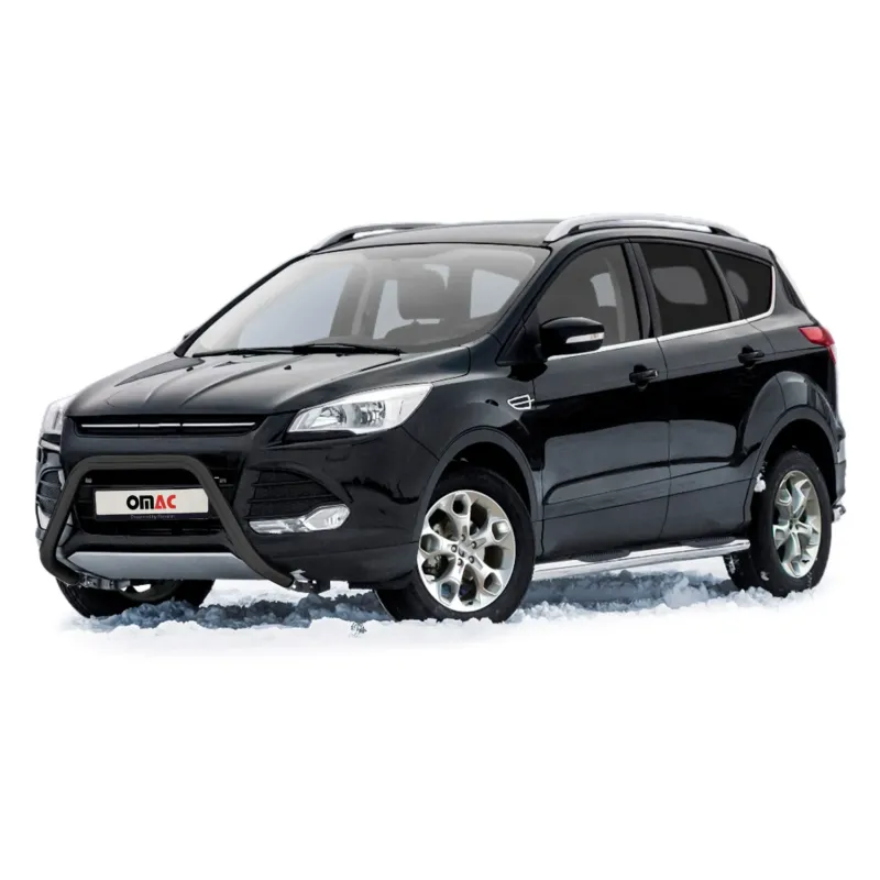 Frontbügel Frontschutzbügel für Ford Kuga II 2012-2017 Pre-FL ABE Stahl Schwarz