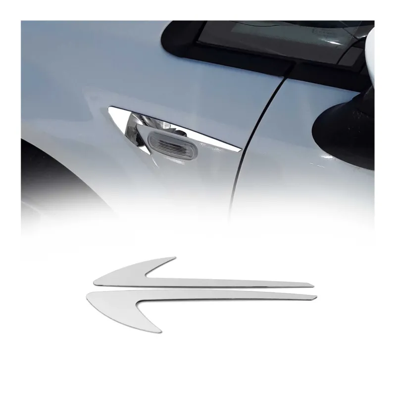 Seitendekor Autodecor für VW Transporter Caravelle 2003-2015 Edelstahl Chrom 2x