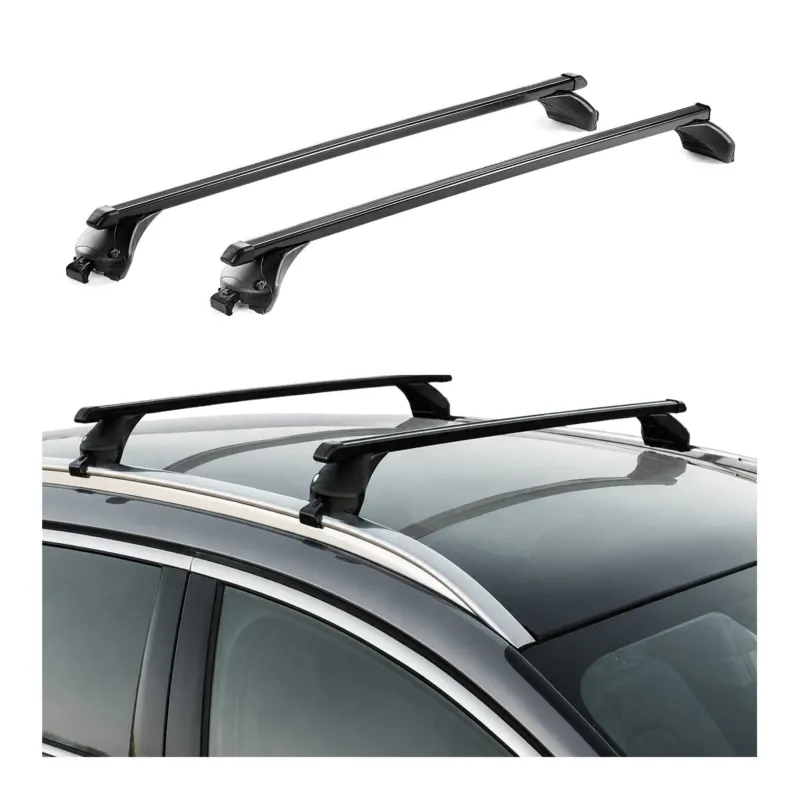Quick Dachträger für Seat Altea Freetrack XL 2007-2015 Stahl Schwarz 2x