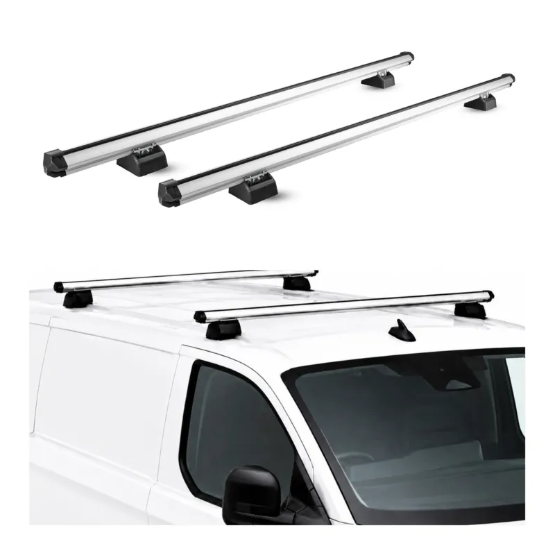 Dachträger für Fiat Doblò I 2001-2010 H1 2-Träger Aluminium Silber