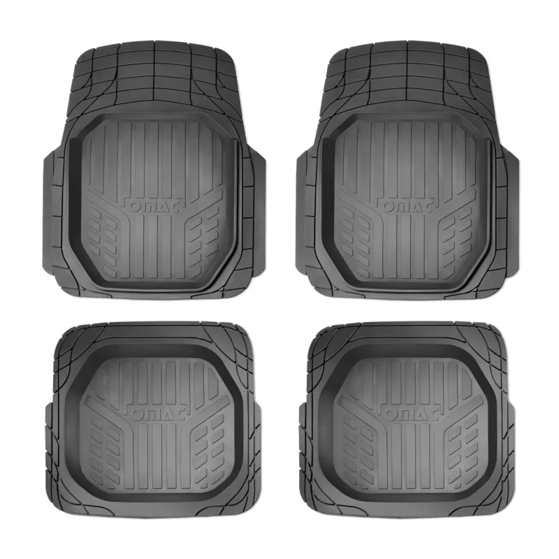 Fußmatten Gummimatten 3D Passform für Volvo V70 Gummi Universal Schwarz 4tlg