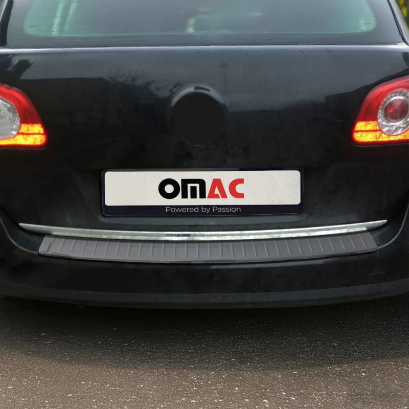 Ladekantenschutz Stoßstange für VW Passat B7 Variant 2010-2014 Dunkel Chrom
