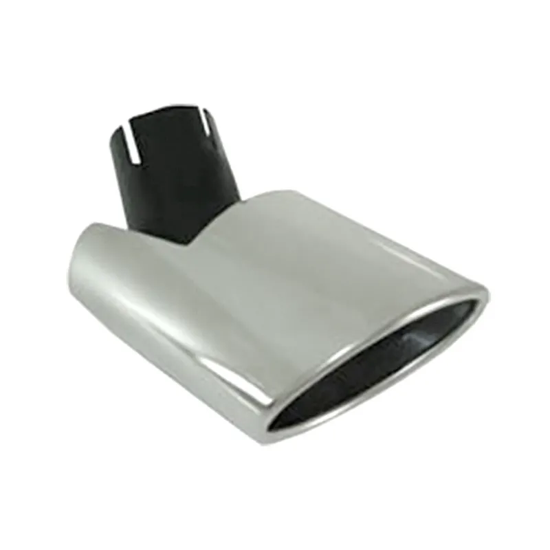Auspuffblende Endrohr für Nissan Qashqai +2 2009-2014 Edelstahl Chrom 1tlg