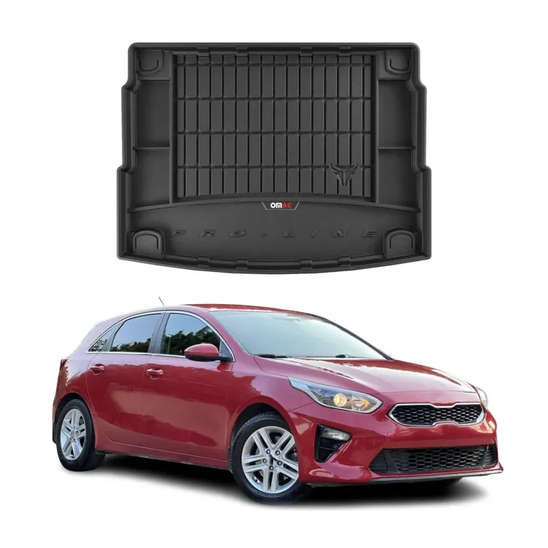 OMAC Gummi Kofferraumwanne für Kia Ceed 2019-2026 TPE Laderaumwanne Schwarz