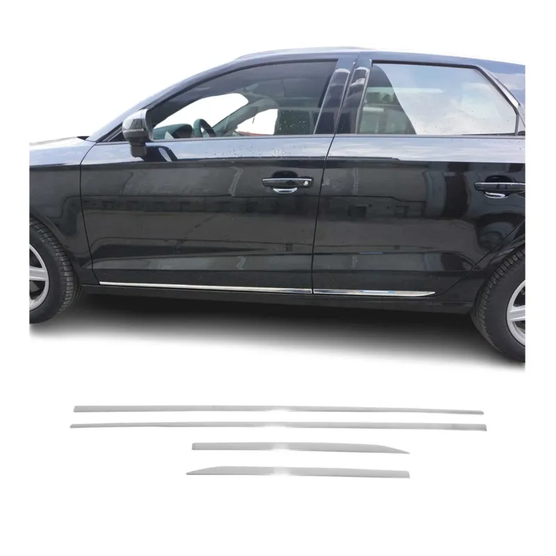 Seitentürleiste Türschutzleiste für Citroen C4 Aircross Cactus Picasso Chrom 4x