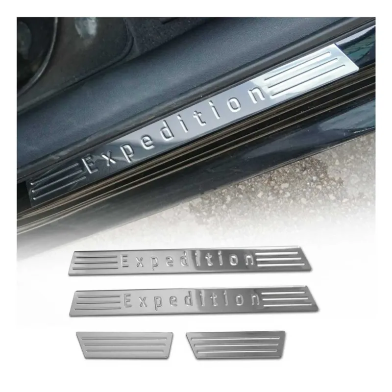 Einstiegsleisten Türschweller Edition für VW Tiguan Touareg Edelstahl Chrom 4x