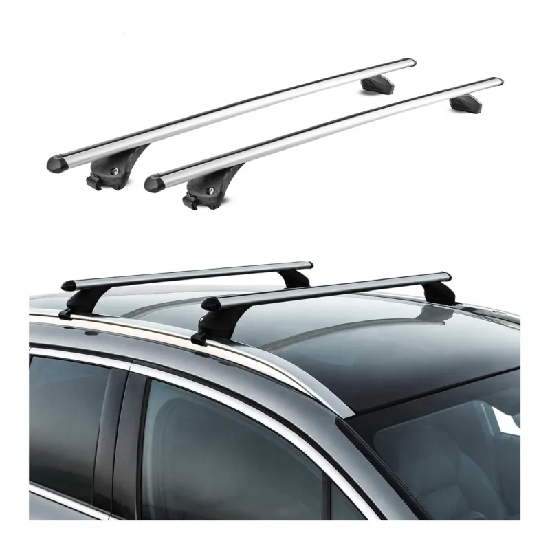 Quick Dachträger für Kia Sportage mk3 SL 2011-2016 Aluminium Silber 2x