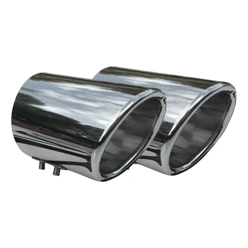 Auspuffblende Endrohr für VW Passat CC 2008-2012 Edelstahl Chrom 2tlg