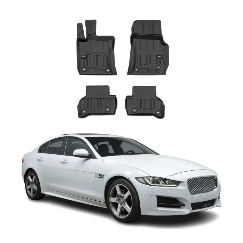 OMAC Gummi Fußmatten für Jaguar XE 2015-2024 Premium TPE 3D Automatten 4 tlg