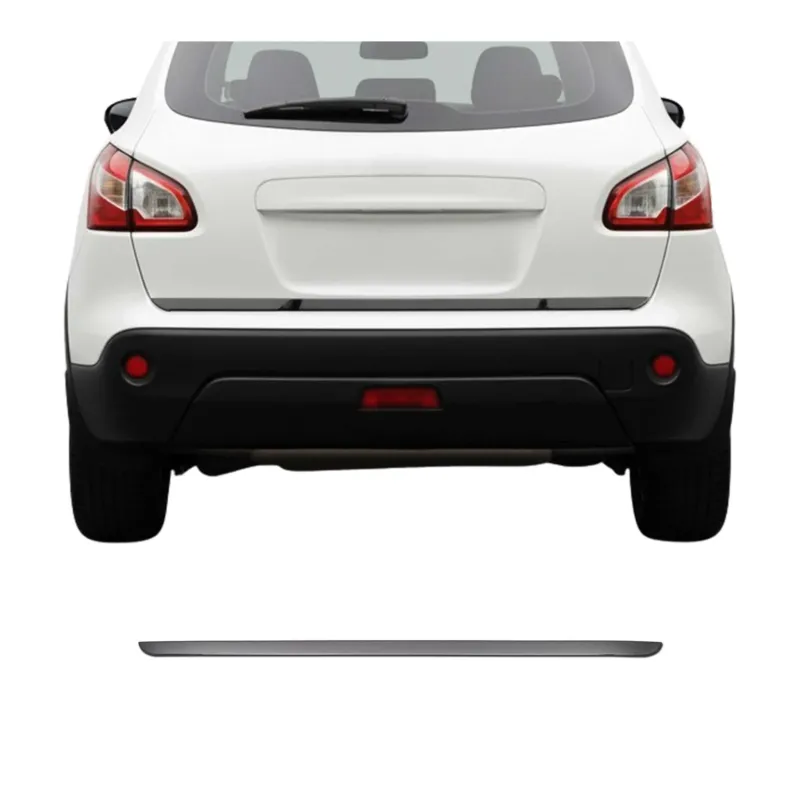 Kofferraumleiste Heckleiste für Nissan Qashqai J11 2014-2021 Edelstahl Dunkel