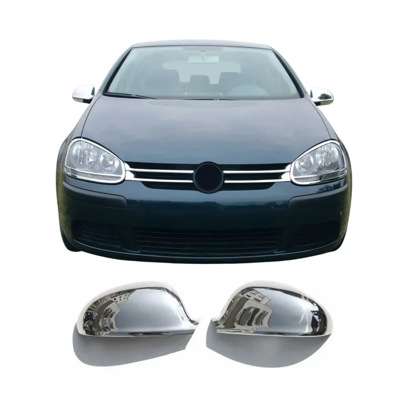 Spiegelkappen Spiegelabdeckung für VW Jetta 2005-2010 Edelstahl Chrom 2tlg