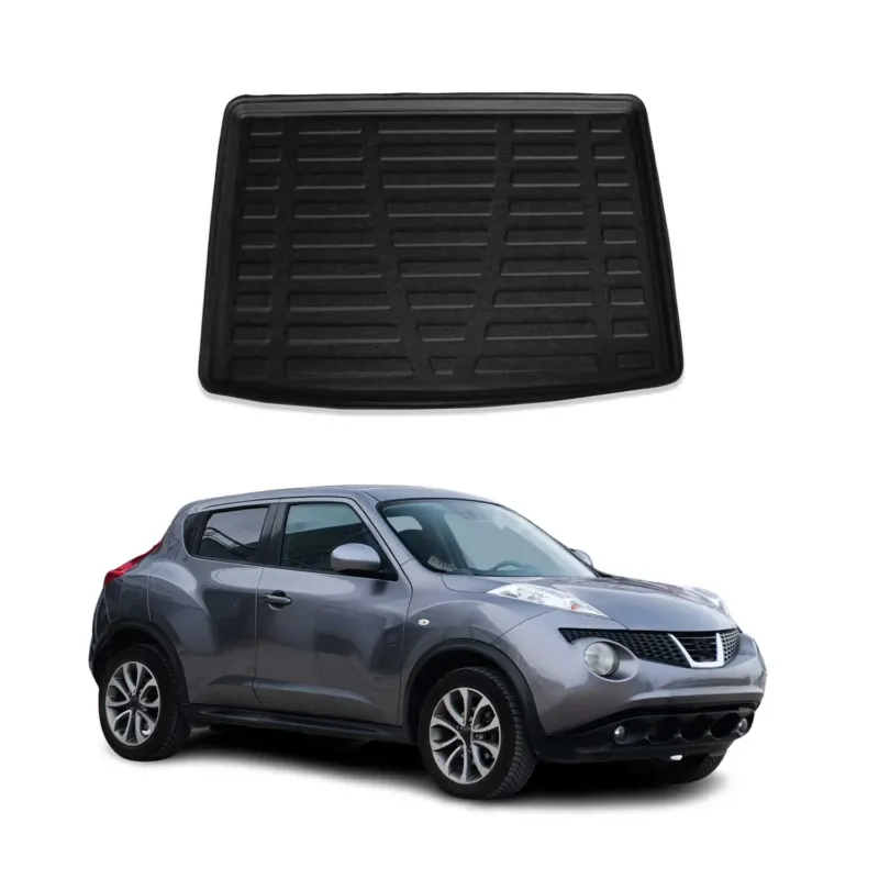 Kofferraumwanne Laderaumwanne für Nissan Juke 2011-2020 Untere Gummi Schwarz
