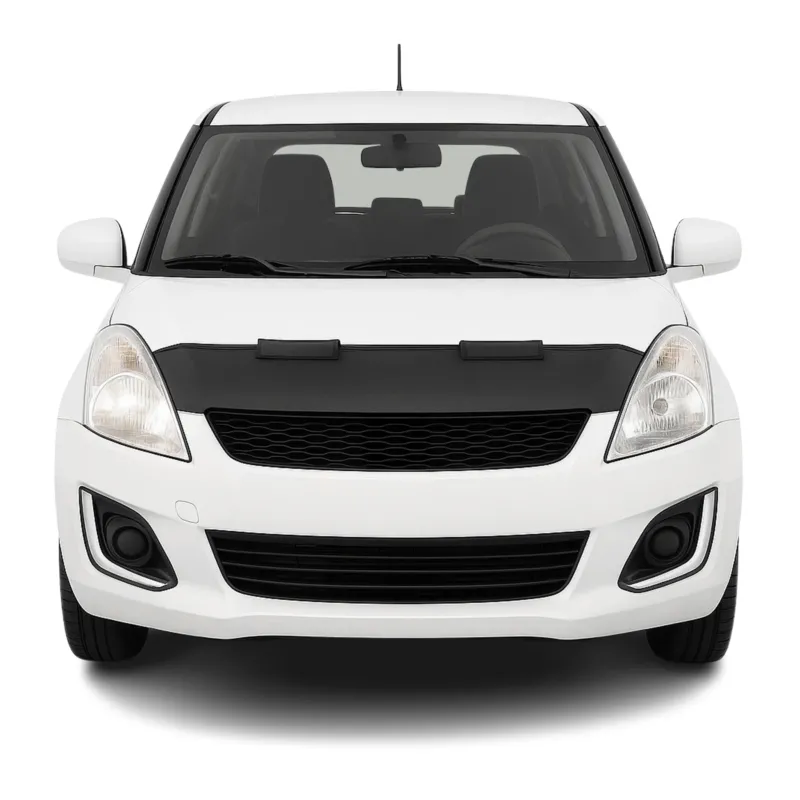 Haubenbra Steinschlagschutz Bonnet Bra für Suzuki Swift 2004-2010 Schwarz Halb