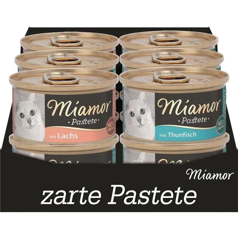 Pasteten Multibox in Dosen Katzen Futter – Multibox Fisch 12x85g