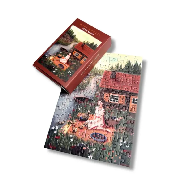 Mini-Puzzle 'Häuschen am Bach' 99 Teile