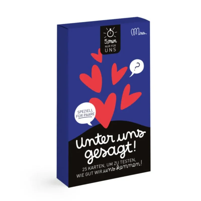 Fragenkartenspiel 'Unter uns gesagt'