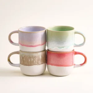 Coimbra Tasse groß Sunrise Blossom mix 4er-Set
