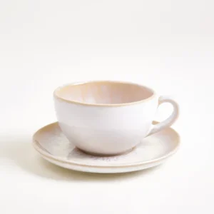 Areia Cappuccinotasse & Untertasse klein classic sand