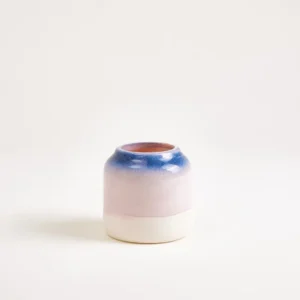 Bebé Vase S gesprenkelt blau rosa