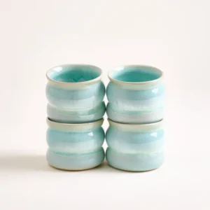 Bica Becher klein bubble mint 4er-Set