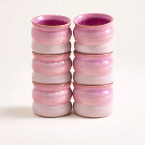 Bica Becher klein bubble pink 6er-Set