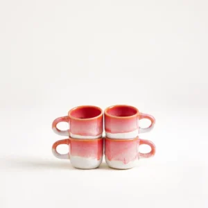 Coimbra Espressotasse pink 4er-Set