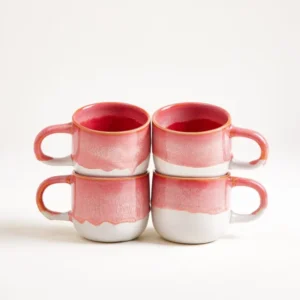 Coimbra Tasse klein pink 4er-Set