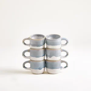 Coimbra Espressotasse graublau 6er-Set