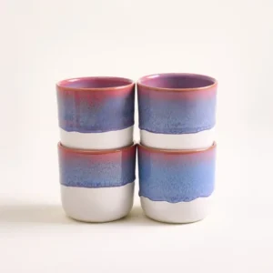 Coimbra Becher groß lila 4er-Set