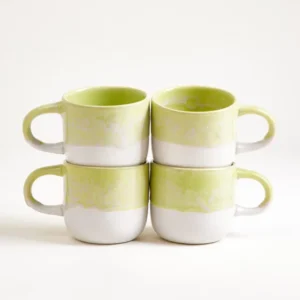 Coimbra Tasse groß lime 4er-Set