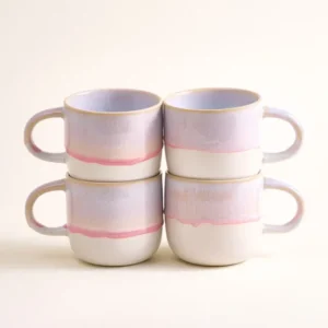 Coimbra Tasse groß rosé 4er-Set