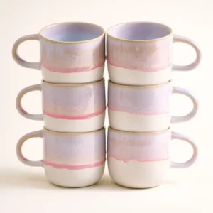 Coimbra Tasse groß rosé 6er-Set