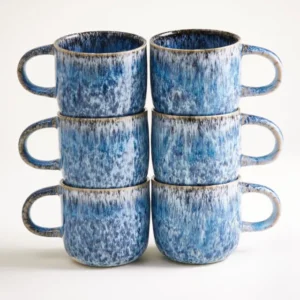 Cordoama Tasse groß blau 6er-Set