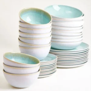 Cordoama Geschirr-Set classic mint 40-teilig