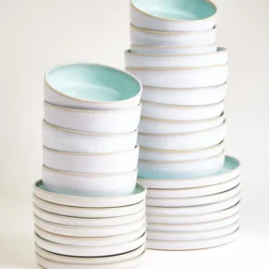 Cordoama Geschirr-Set modern mint 32-teilig