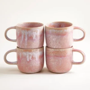 Cordoama Tasse groß rosé 4er-Set