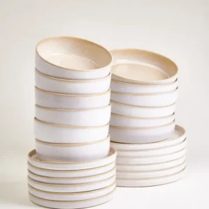 Cordoama Geschirr-Set modern sand 24-teilig