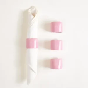 Faro Serviettenring rosa 4er-Set