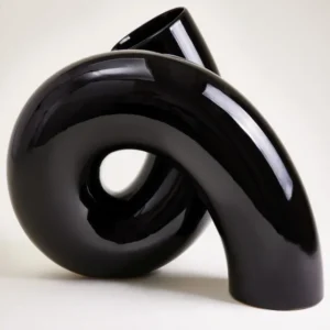 MaM x Ju Schnee Vase XL schwarz