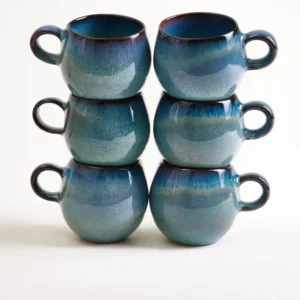 Madeira Tasse klein grünblau 6er-Set