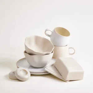 Geschirr-Set Morning Sands sand 9-teilig