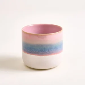 Nódoa Becher groß dipped rosa blau