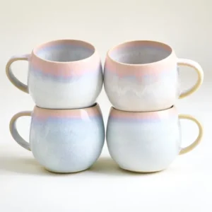 Nola Tasse groß rosé blau 4er-Set