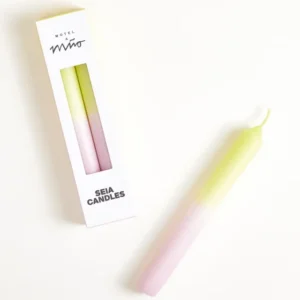 Seia Stabkerze 2er-Set rosa lime